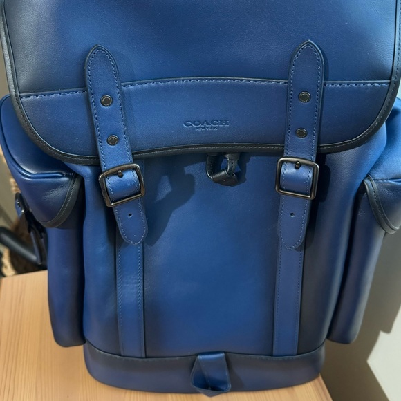 🥰 Coach Hitch Backpack Deep Blue - Picture 7 of 16